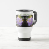 Mug De Voyage Citation Clematis Flower Inspirational Kindness (Devant droit)