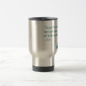 Mug De Voyage Citation d'amour de Rumi (Centre)