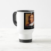 Mug De Voyage Citation de Blaise Pascal sur le Mal Religieux (Devant gauche)