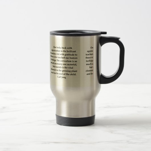 Mug De Voyage citation de Carl Jung (Droit)