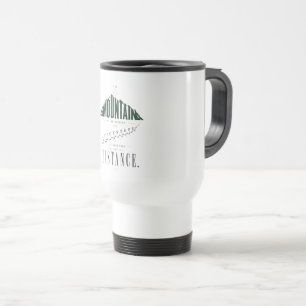 Mug De Voyage Citation de distance de pas de montagne