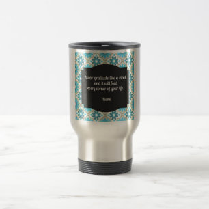 Mug De Voyage Citation de Gratitude Rumi