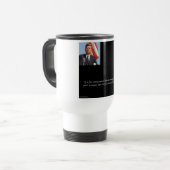 Mug De Voyage Citation de JFK sur le sauvetage des riches et des (Devant gauche)
