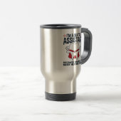 Mug De Voyage Citation de l'assistante dentaire Funny Heroes (Devant droit)