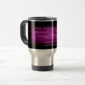 Mug De Voyage Citation de Nikola Tesla - Même fréquence (Devant gauche)