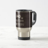Mug De Voyage Citation de papa et de fille : Premier amour, Héro (Devant droit)