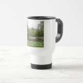 Mug De Voyage Citation de Robert Frost Wisdom "Road Less Travell (Devant droit)
