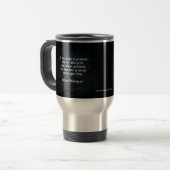Mug De Voyage Citation de William Shakespeare - Grandeur (Devant gauche)