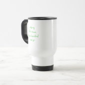 Mug De Voyage Citation d'enseignant inspirant avec un joli dessi (Devant gauche)