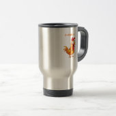 Mug De Voyage Citation drôle classique F-Caw-F (Devant droit)