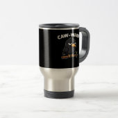 Mug De Voyage Citation drôle de Caw-Ward (Devant droit)