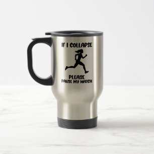 Mug De Voyage Citation drôle de la vie d'un coureur
