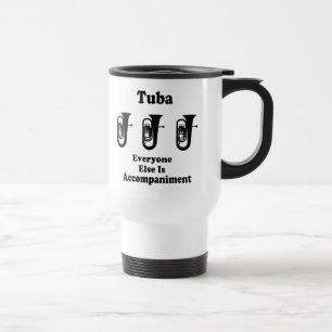 Mug De Voyage Citation drôle de musique de fanfare de tuba