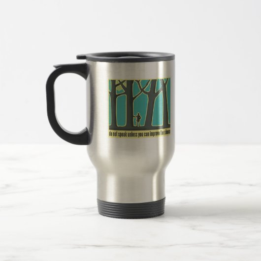 Mug De Voyage Citation environnementale (Gauche)