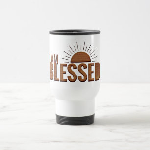 Mug De Voyage Citation Motivante de Gratitude Attitude Bonheur