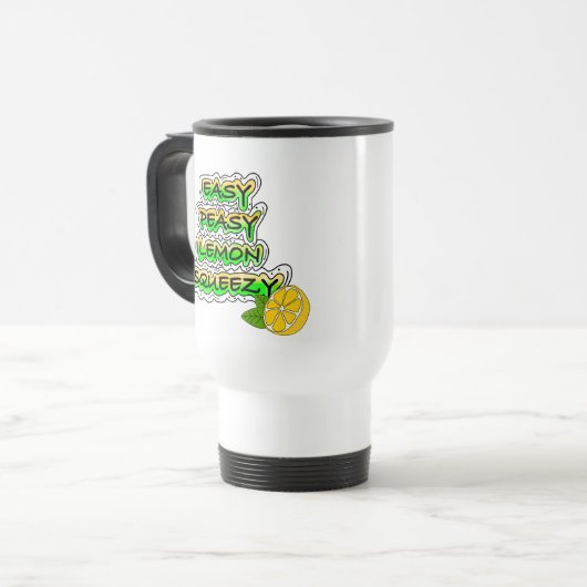 Mug De Voyage Citron doux facile (Devant gauche)