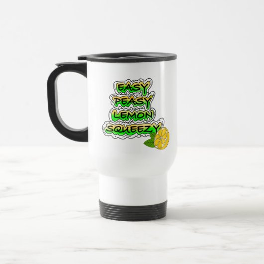 Mug De Voyage Citron doux facile (Gauche)