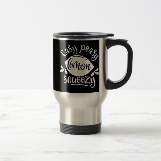 Mug De Voyage Citron vert pâle, citron vert, citron vert (Droit)