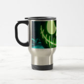 Mug De Voyage citrouille d'Halloween vert éffrayant (Gauche)