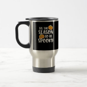 Mug De Voyage Citrouille Mignonne C'est La Saison Fantomatique