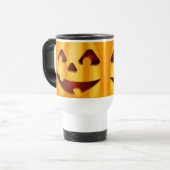 Mug De Voyage Citrouille sculpté souriant design Halloween (Devant gauche)