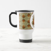 Mug De Voyage Citrouille Spice Coffee Art et Feuilles d'automne  (Gauche)