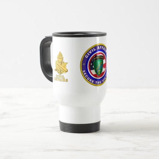 Mug De Voyage Civil Affairs (Devant gauche)