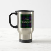 Mug De Voyage Clan Sutherland Crest & Tartan (Gauche)