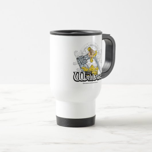 Mug De Voyage Clan Wallace (Devant droit)
