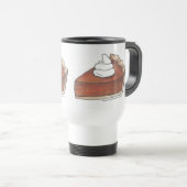 Mug De Voyage Classic Citrouille Pie Slice Thanksgiving Dîner (Devant droit)