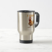 Mug De Voyage Classique F-Caw-F au Poulet (Devant droit)