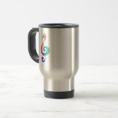 Mug De Voyage Clé arc-en-ciel (Devant gauche)