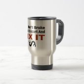 Mug De Voyage Clé tordue - FIXEZ-LA (Devant droit)