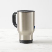 Mug De Voyage Clé violon bleu (Devant gauche)
