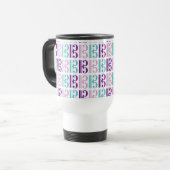 Mug De Voyage Clef d'alto - pourpre et Teal (Devant gauche)