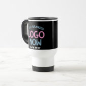 MUG DE VOYAGE CLIENT SIMPLE CONTEMPORAIN PROPRE NOIR MODE (Devant gauche)