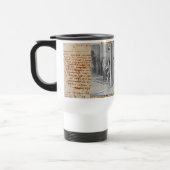 MUG DE VOYAGE CLINIQUE DENTAIRE, LUNETTE DENTISTE ET CHAT (Gauche)