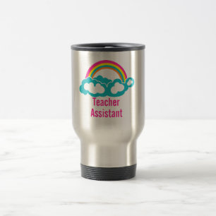 Mug De Voyage Cloud adjoint de l'enseignant Arc-en-ciel