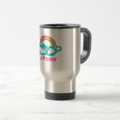 Mug De Voyage Cloud Rainbow Tax Preparing (Devant droit)