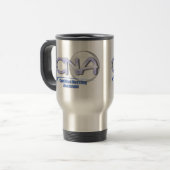 MUG DE VOYAGE CNA FUN BLUE - ASSISTANT INFIRMIER CERTIFIÉ (Devant gauche)