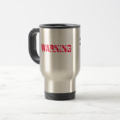 Mug De Voyage Coach'sCoffee, AVERTISSANT (Devant gauche)