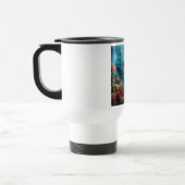 Mug De Voyage Coastal/nautical tiger shark & coral reef (Gauche)