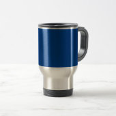 MUG DE VOYAGE COBALT BLEU MODERNE ET MODERNE VÉRIFIÉ MARQUE (Devant droit)