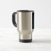 Mug De Voyage Cobalt Blue Peacock (Devant gauche)