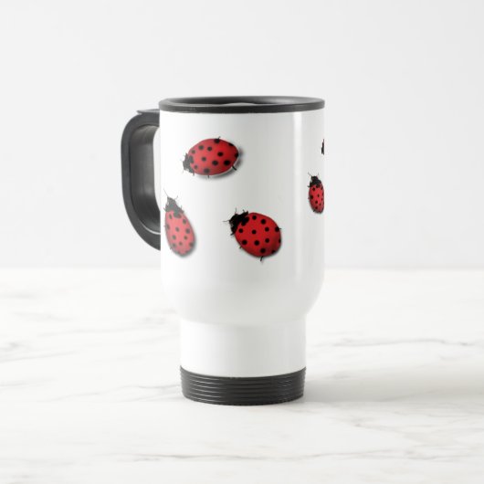 Mug De Voyage Coccinelles (Devant gauche)