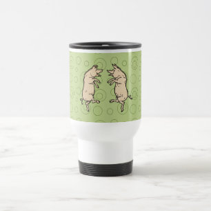Mug De Voyage Cochons Antiques Dansants : Jig de Cochonnet Fanta