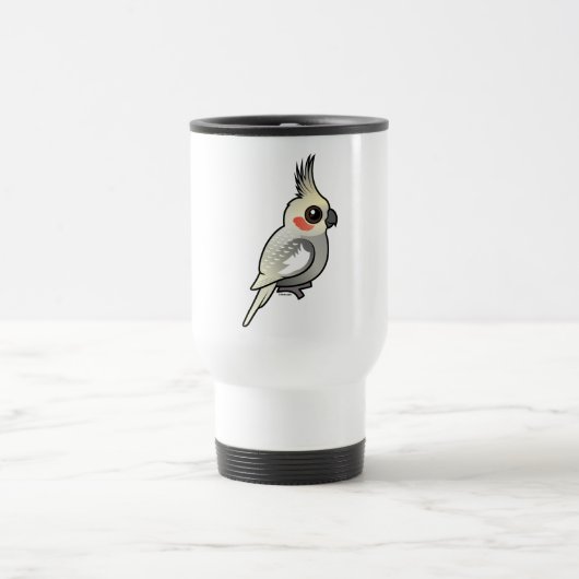 Mug De Voyage Cockatiel orné de paillettes (Centre)
