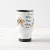 Mug De Voyage Cocker Spaniel Amateurs Cadeaux (Centre)
