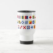 Mug De Voyage Code international d'alphabet de signaux (Centre)