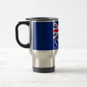 Mug De Voyage Code postal SW7 de Londres avec Union Jack (Gauche)